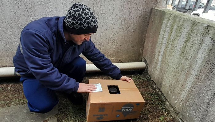 Foto: Sanepar Sanepar alerta para necessidade de proteger o hidrômetro em dias de frio intenso
